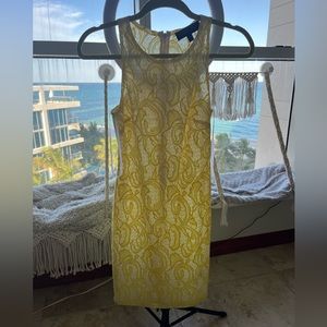 Mini yellow dress